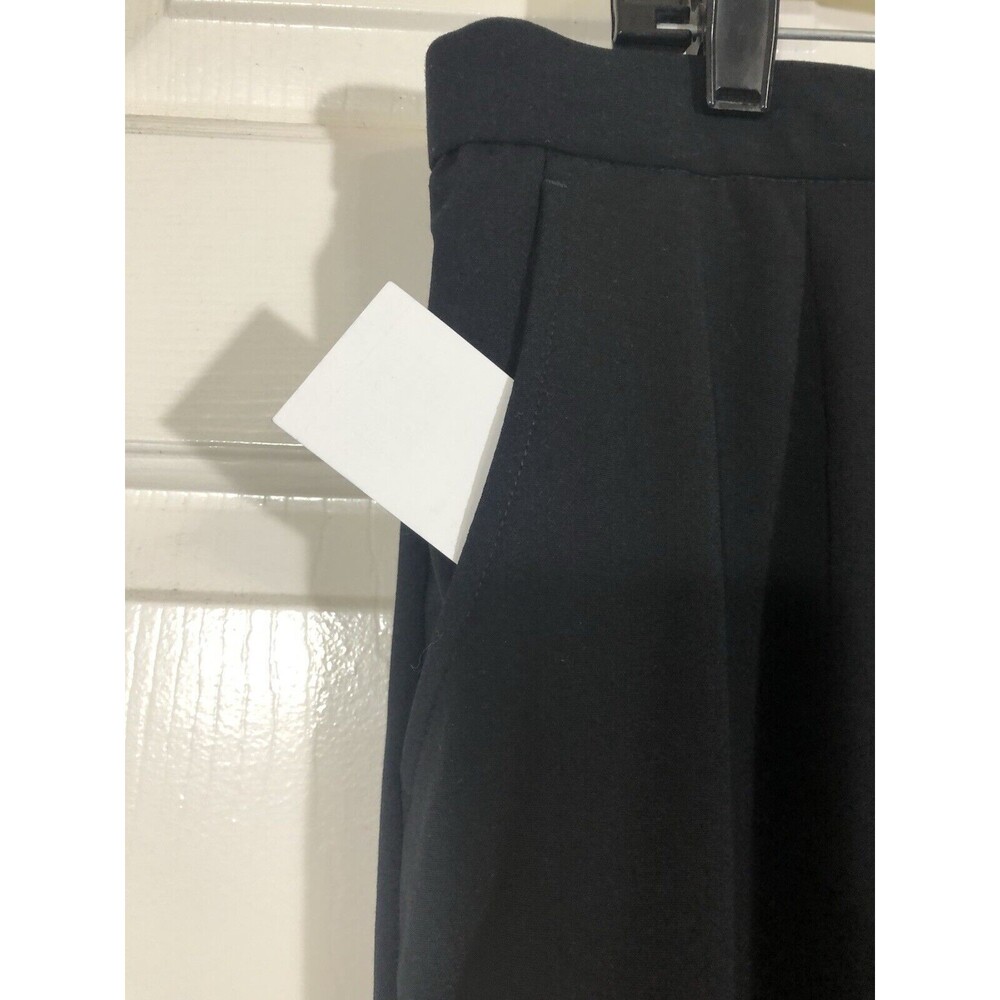 NWT Briggs Black Dress Pants S 14 Knit Strech Elastic Waist Straight Leg - Picture 5 of 15